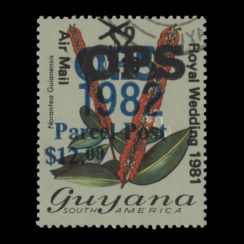 Guyana 1983 (CTO) $12/$1.10/$2 Norantea Guianensis parcel post official