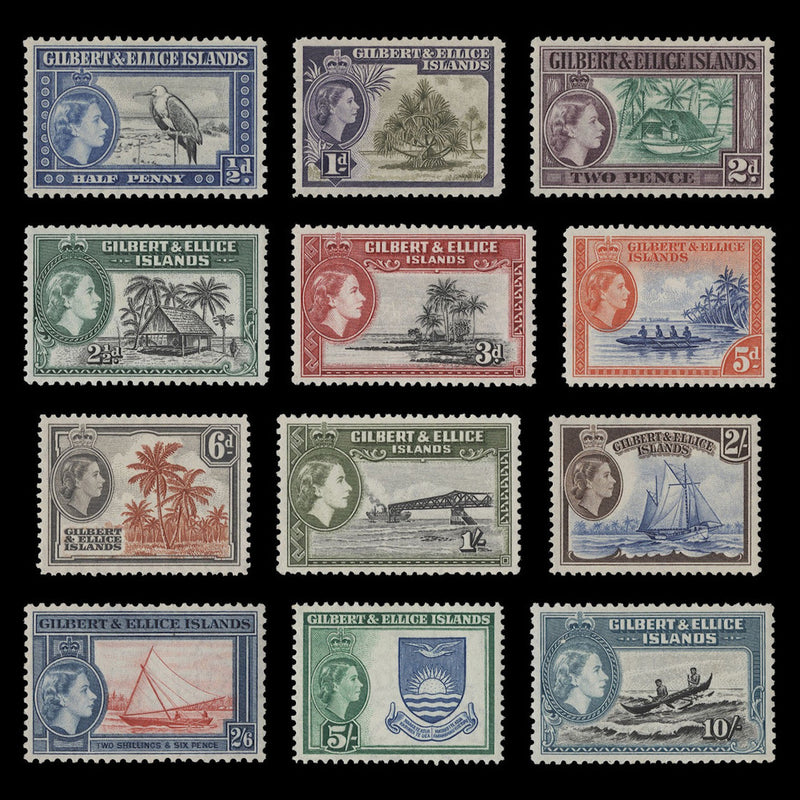 Gilbert & Ellice Islands 1956 (MNH) Definitives