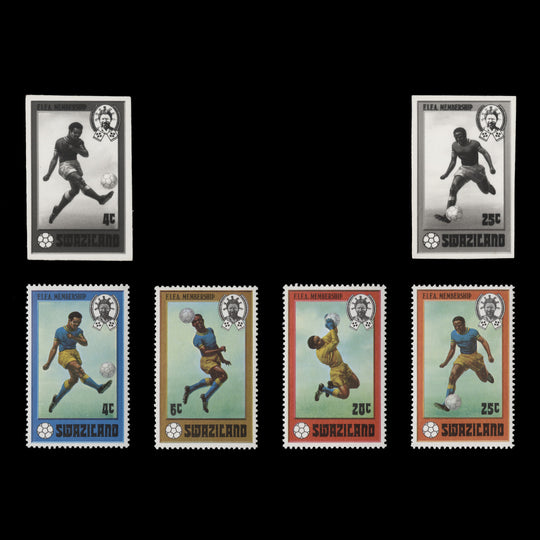 Swaziland 1976 (Proof) FIFA Membership bromides