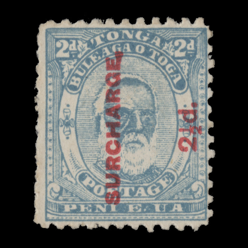 Tonga 1895 (Unused) 2½d/2d King George I