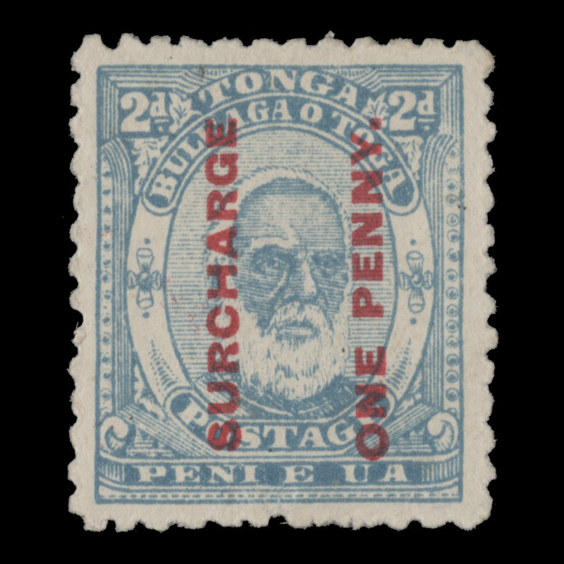 Tonga 1895 (Unused) 1d/2d King George I