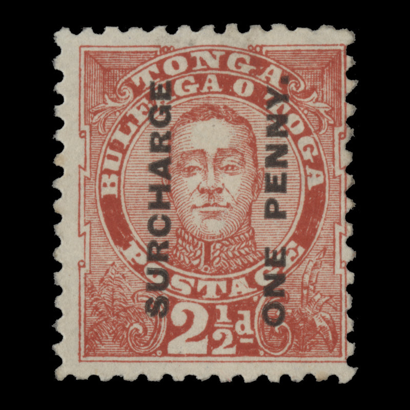 Tonga 1895 (Unused) 1d/2½d King George II