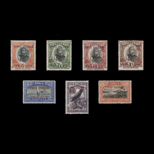 Tonga 1923 (MMH) Provisionals