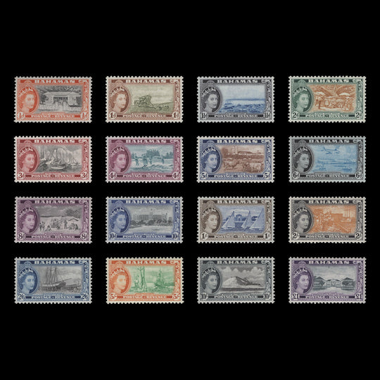 Bahamas 1954 (MLH) Definitives