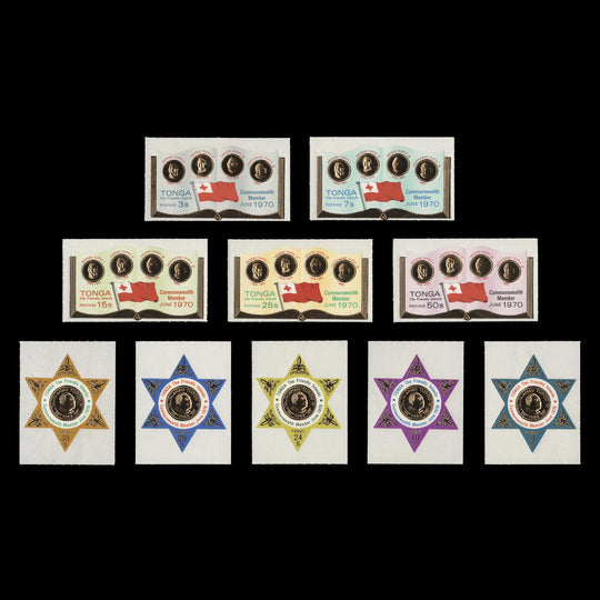 Tonga 1970 (MLH) Commonwealth Member commemoratives