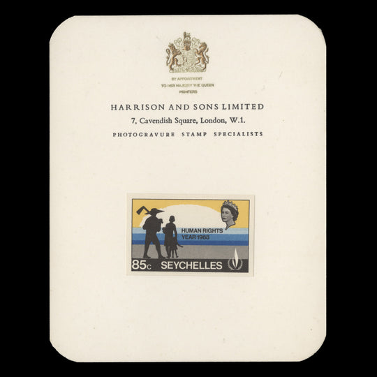 Seychelles 1968 (Proof) 85c Human Rights Year