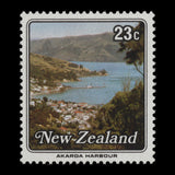New Zealand 1979 (Variety) 23c Akaroa Harbour with red offset