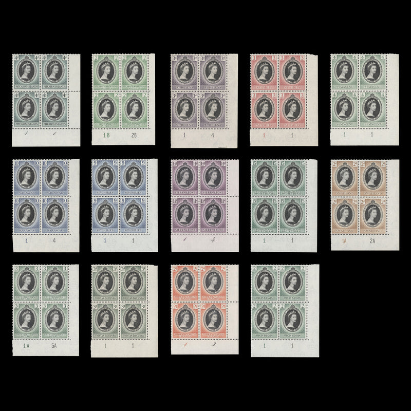 Omnibus 1953 (MLH) Coronation plate block collection