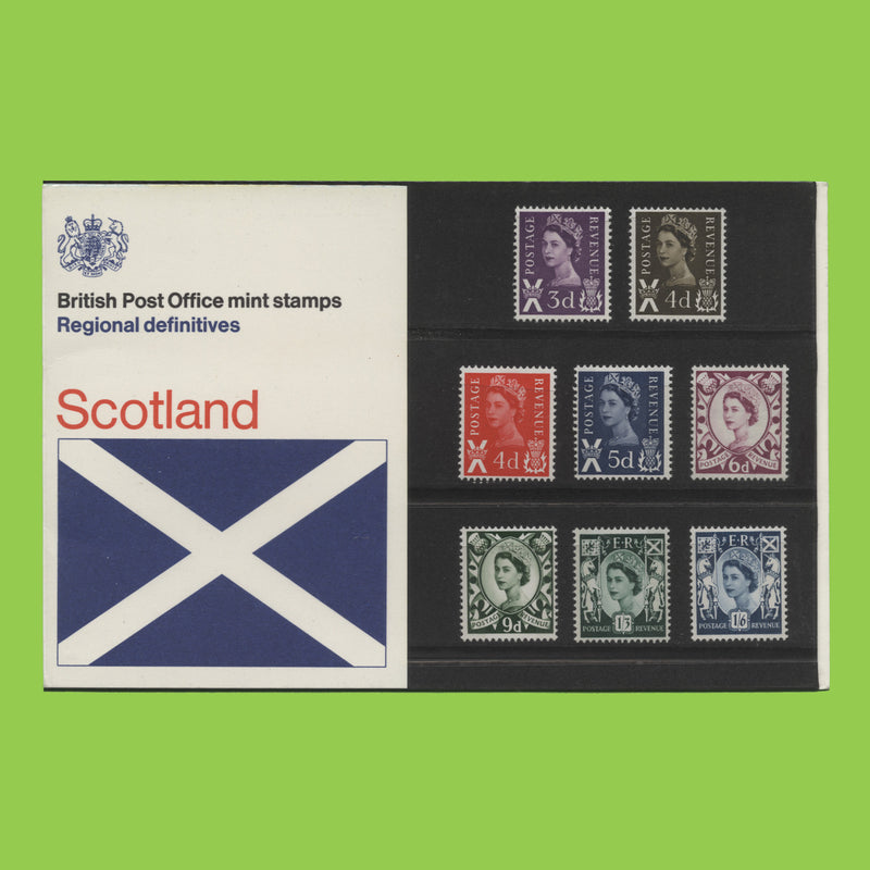 Scotland 1970 Regional Definitives presentation pack