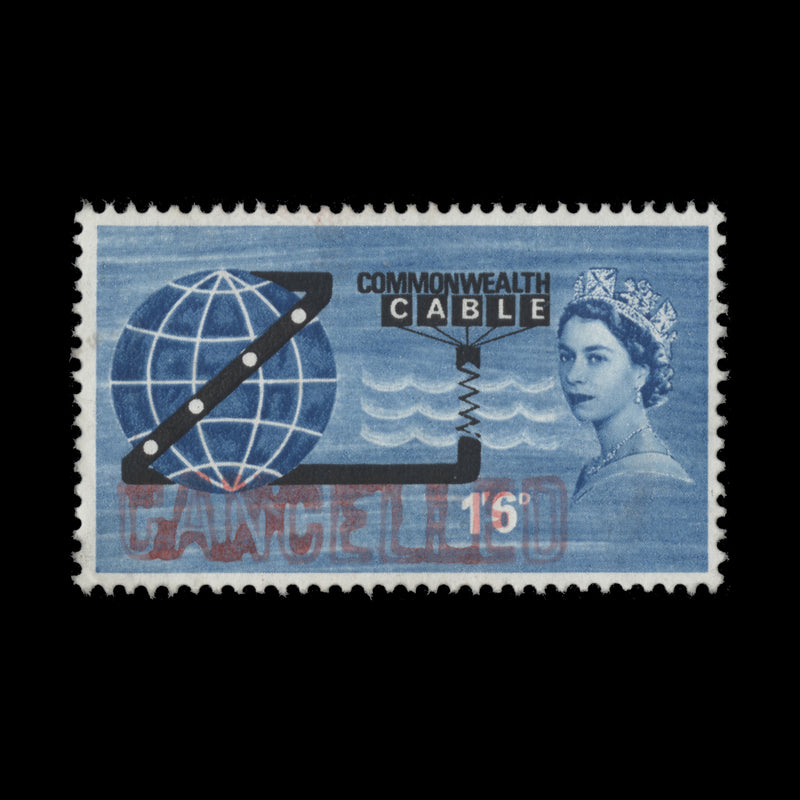 Great Britain 1963 (Variety) 1s6d COMPAC ordinary single, CANCELLED