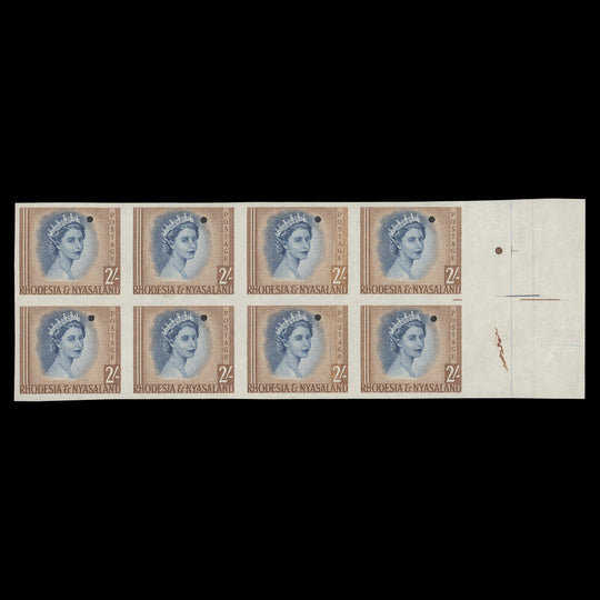 Rhodesia & Nyasaland 1954 (Proof) 2s Queen Elizabeth II