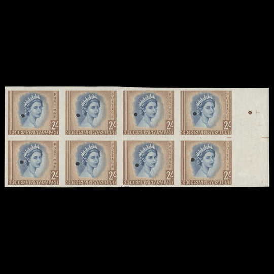 Rhodesia & Nyasaland 1954 (Proof) 2s Queen Elizabeth II