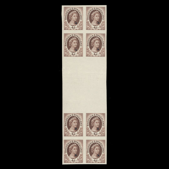 Rhodesia & Nyasaland 1954 (Proof) 4d Queen Elizabeth II