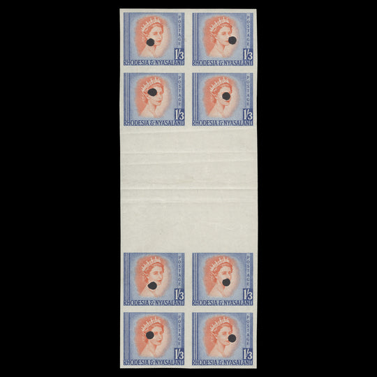 Rhodesia & Nyasaland 1954 (Proof) 1s 3d Queen Elizabeth II