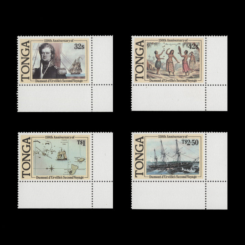 Tonga 1987 (MNH) Durmont D'Urville's Second Voyage