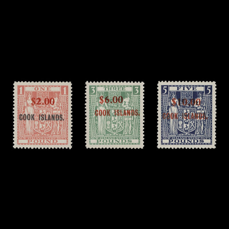 Cook Islands 1967 (MLH) Decimal Arms Provisionals