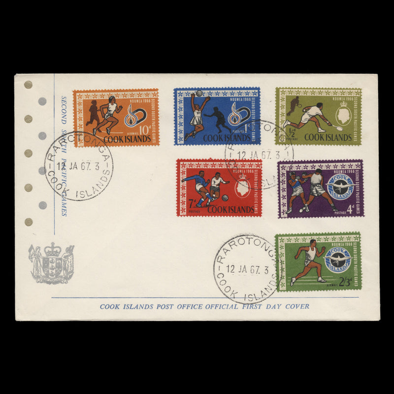 Cook Islands 1967 (FDC) South Pacific Games