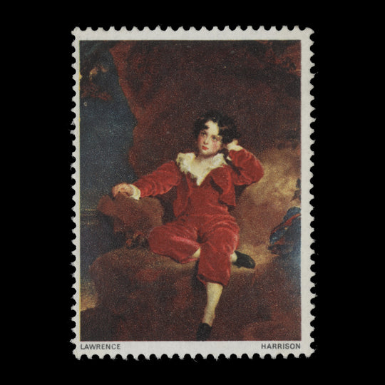 Great Britain 1967 (Variety) 4d British Paintings missing gold