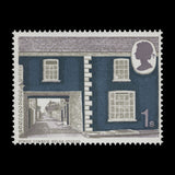 Great Britain 1970 (Error) 1s Rural Architecture missing new blue