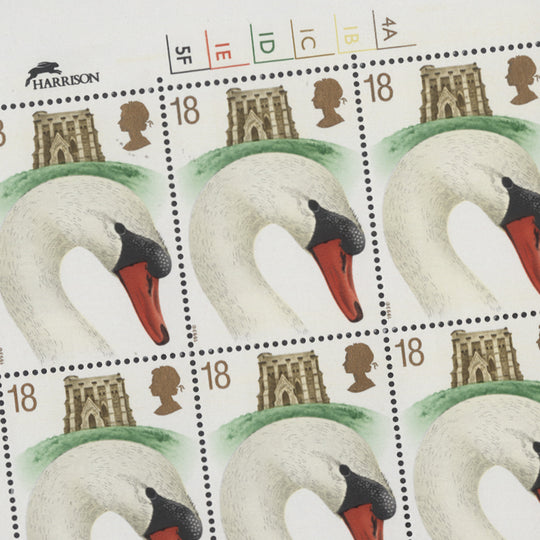 Great Britain 1993 (MNH) Abbotsbury Swannery Anniversary cylinder blocks