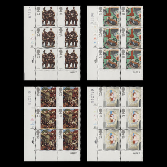 Great Britain 1993 (MNH) Contemporary Art cylinder blocks
