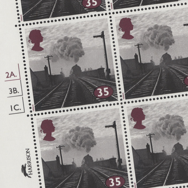 Great Britain 1994 (MNH) Age of Steam cylinder blocks