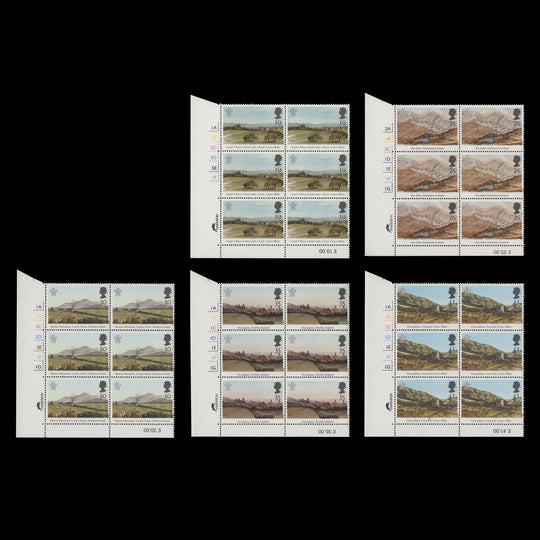 Great Britain 1994 (MNH) Prince of Wales Investiture Anniversary cylinder blocks