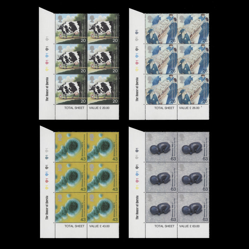 Great Britain 1999 (MNH) The Patients' Tale cylinder blocks