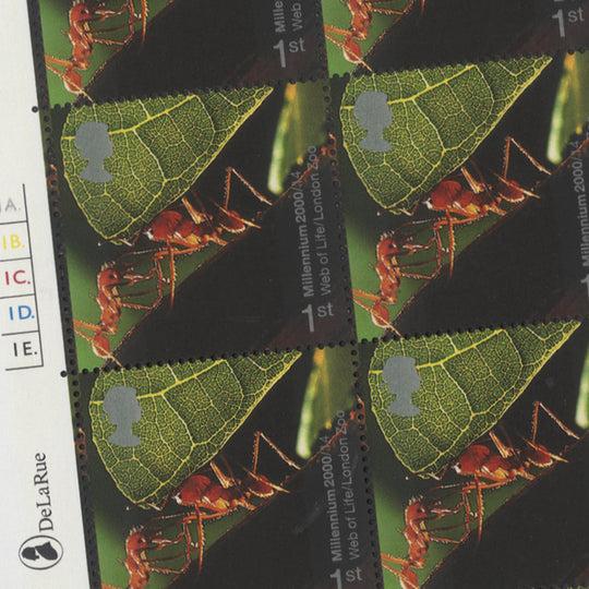 Great Britain 2000 (MNH) Life and Earth cylinder blocks