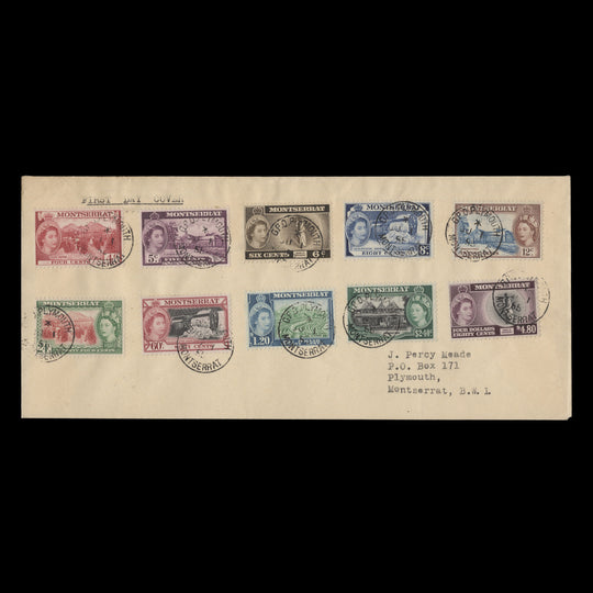 Montserrat 1955 (FDC) Definitives