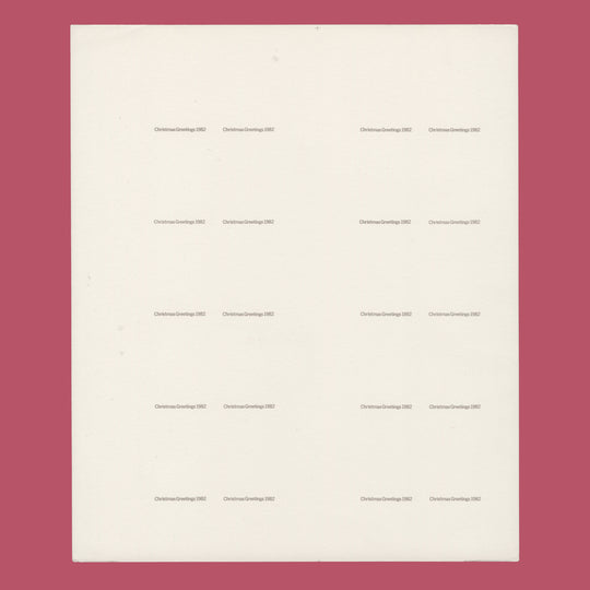 Tonga 1982 Christmas overprint proof sheets