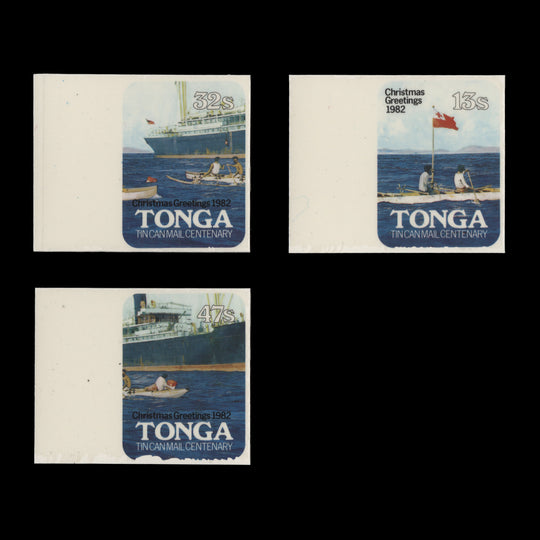 Tonga 1982 Christmas cromalin proofs