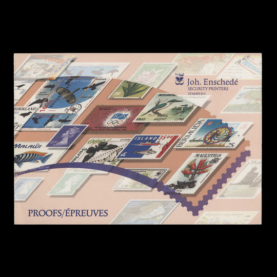 Fiji 2001 Westpac Bank Centenary imperf proofs in presentation folder