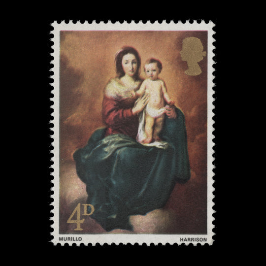 Great Britain 1967 (Variety) 4d Christmas with one broad phosphor band