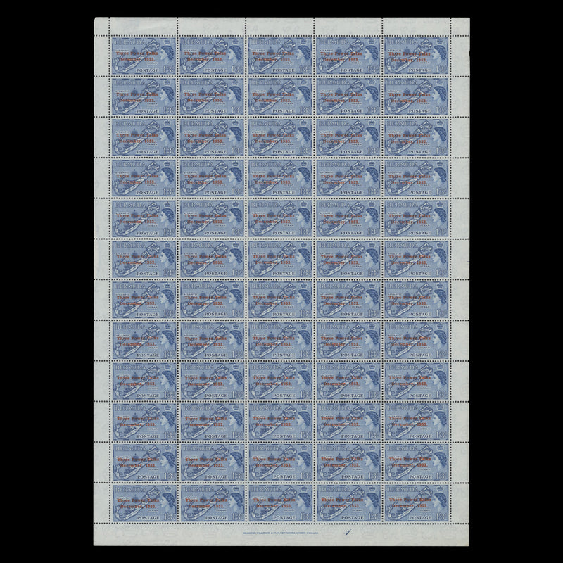 Bermuda 1953 (MNH) 1s 3d Three Power Talks sheet, type I