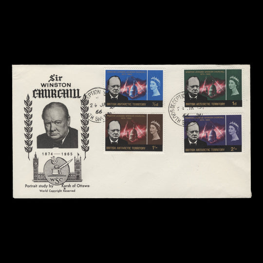 BAT 1966 Churchill Commemoration first day cover