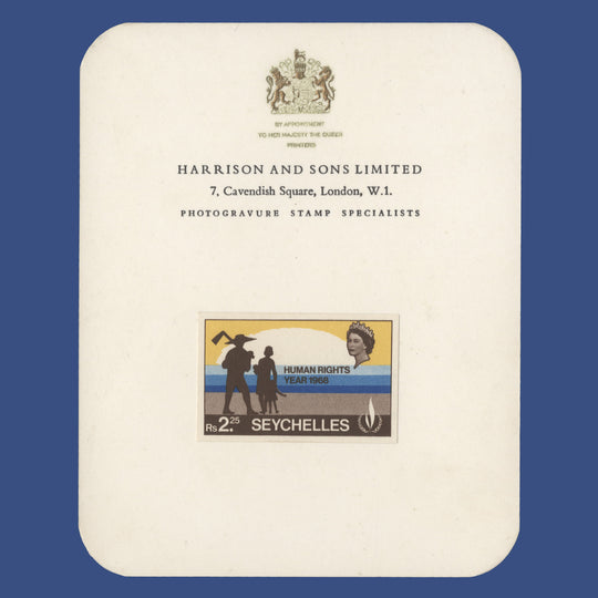 Seychelles 1968 (Proof) R2.25 Human Rights Year