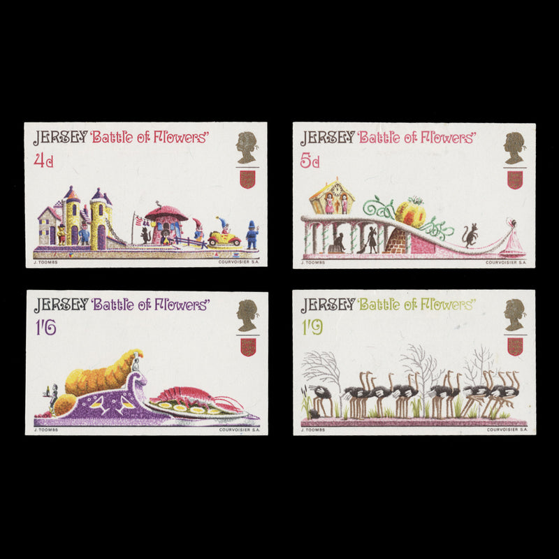 Jersey 1970 Battle of Flowers Parade imperf proofs