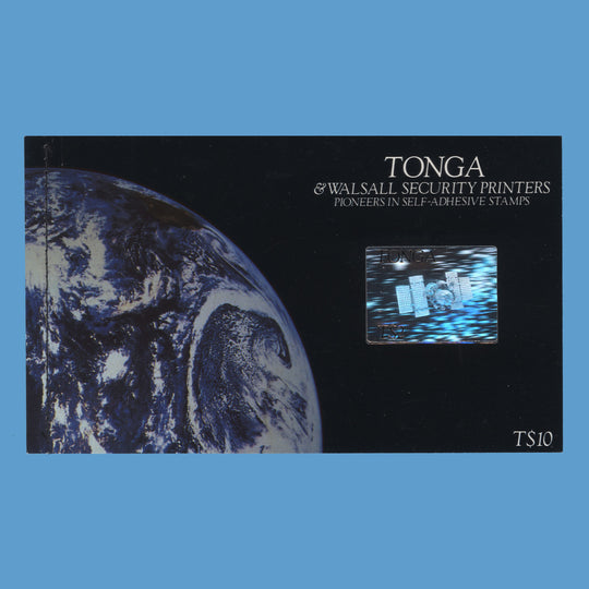 Tonga 1994 T$10 Self-Adhesive Stamps Anniversary booklet