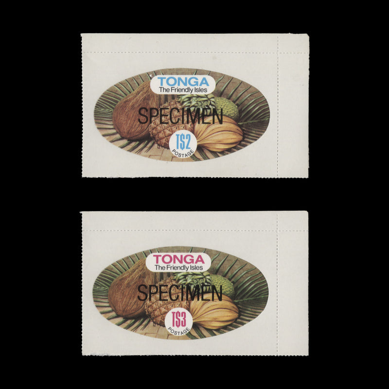 Tonga 1982 (MNH) Fruit SPECIMEN coil definitives