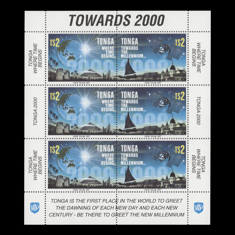 Tonga 1996 (MNH) Towards the Millennium sheetlets