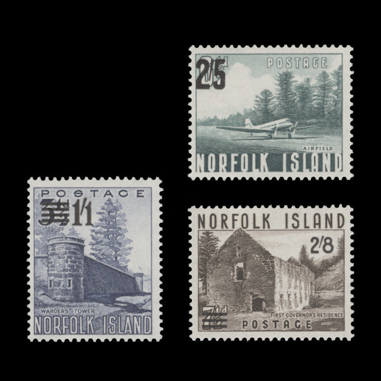 Norfolk Island 1960 (MNH) Provisionals
