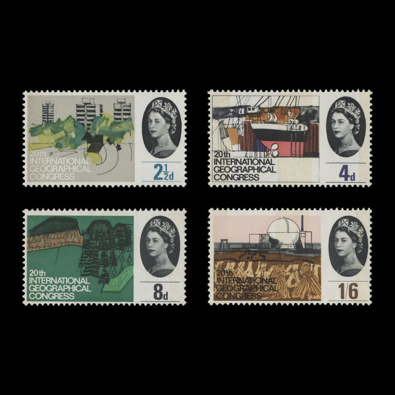 Great Britain 1964 (MLH) Geographical Congress phosphor set
