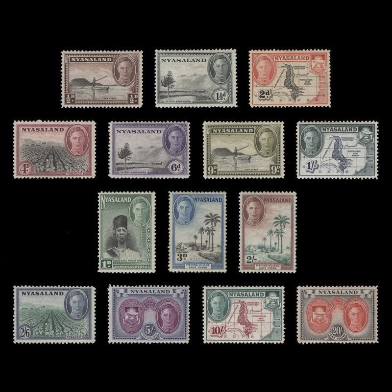 Nyasaland 1945 (MNH) Definitives