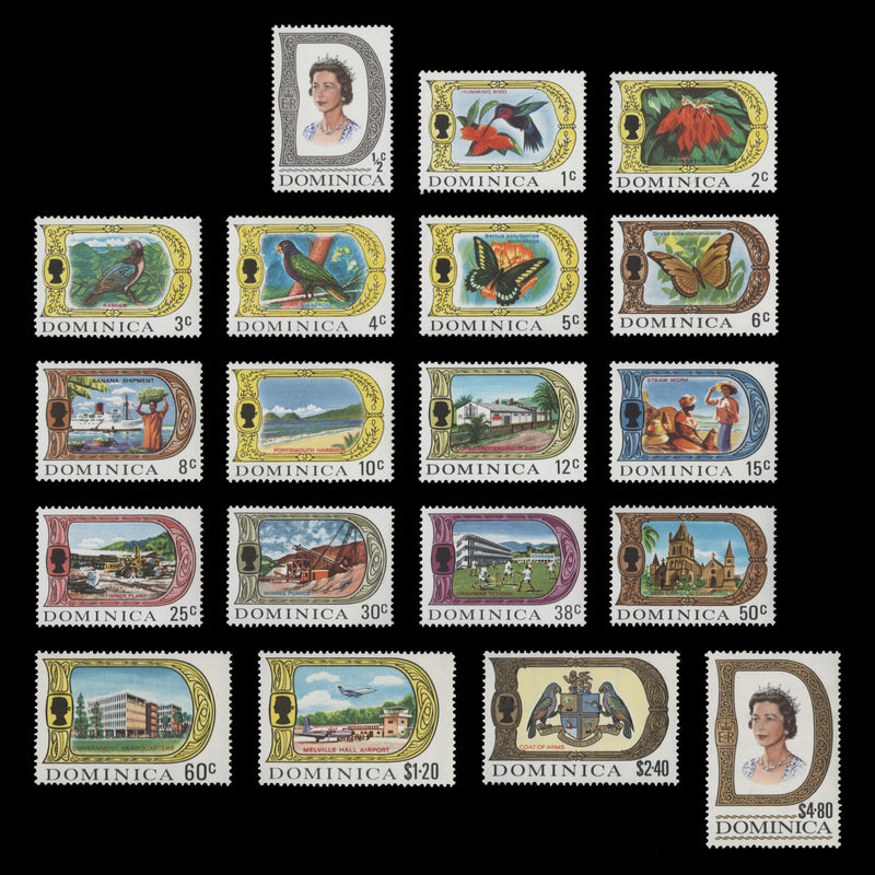 Dominica 1969 (MNH) Definitives