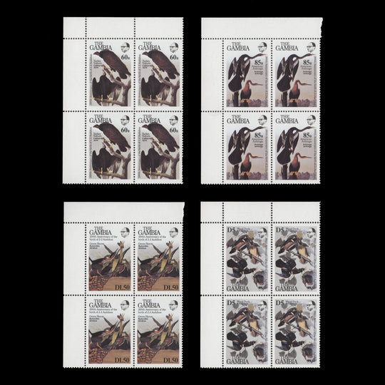 Gambia 1985 (MNH) John Audubon Birth Bicentenary blocks