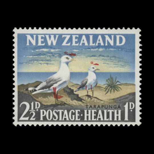 New Zealand 1964 (Variety) 2½d+1d Tarapunga with red shift
