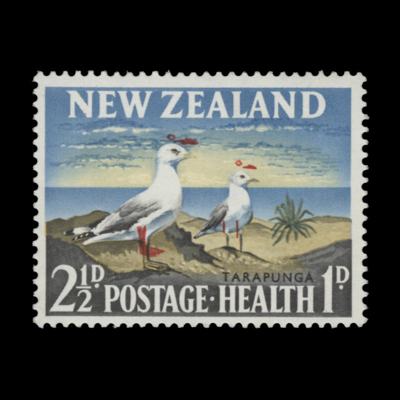 New Zealand 1964 (Variety) 2½d+1d Tarapunga with red shift