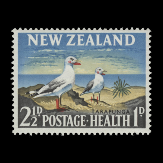 New Zealand 1964 (Variety) 2½d+1d Tarapunga with red shift