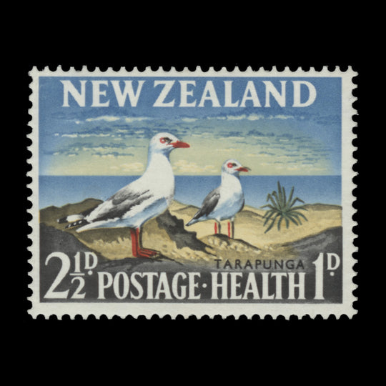 New Zealand 1964 (Variety) 2½d+1d Tarapunga with red shift